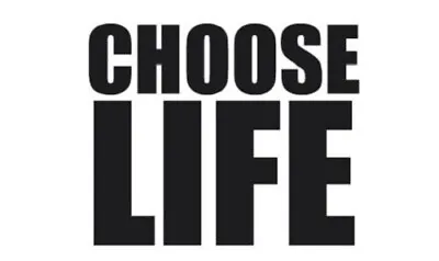 Choose Life 80s Wham Logo Iron On Tee T-shirt Transfer • £2.39