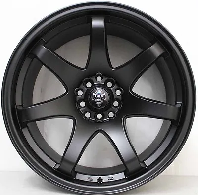 $999 • Buy 18 Inch HR Racing  556 Lightweight Wheels IN BLACK SUITE MOST LATE MOD JAP CARS 