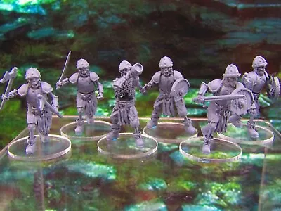 6pc Undead Skeletons Fighters Warriors Soldiers Mini Miniatures 3D Printed Model • $21.99