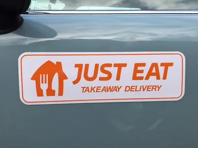 Food Delivery Magnetic Car Signs - Ideal For Delivery Drivers Cars • £8.95