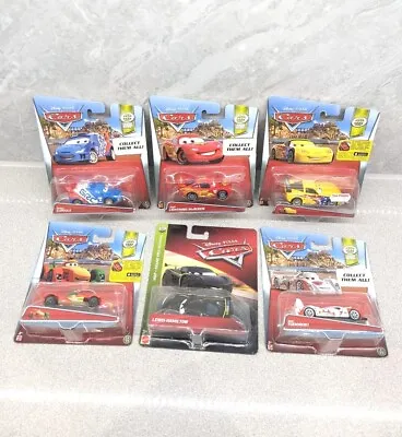 Disney Pixar Cars 2 Diecast Bundle 1:55 WGP Racers X 6 Lewis Hamilton • £44.99