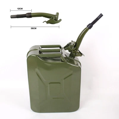 $20.78 • Buy Flexible Metal Jerry Can Pouring Spout Nozzle For Petrol Fuel Seal New