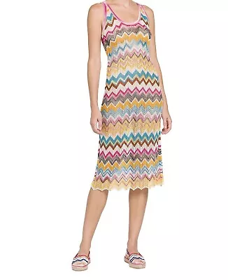 Missoni Mare Chevron Knit Tank Midi Cover Up Dress 38/2 • $198