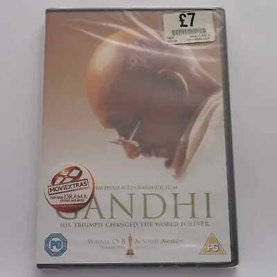 Gandhi DVD 1982 NEW Mahatma Gandhi Biographical Film Indian Independence India • £3.47