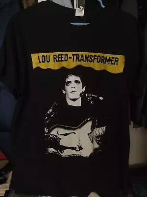 Vintage VTG 2009 Lou Reed Velvet Underground Transformer Distressed Large Shirt • $101.99