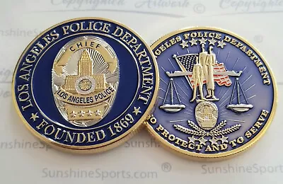 LAPD CHIEF Bratton Challenge Coin 2nd Series New Uncirculated LAPD LASD CHP • $24.25