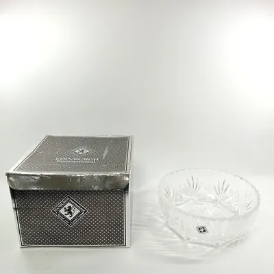 Edinburgh International Lead Crystal Bowl Decorative Ornament Patterned 20cm • £15