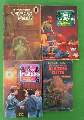 Lot 4 Pb The Three Investigators Series By Robert Arthur #3 5 8 32 • $39.99