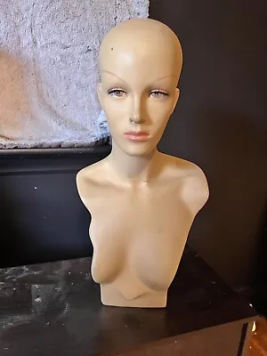 Vintage Beautiful Janet Head Bust Mannequin • $99.99