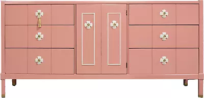 Mid Century Lowboy Dresser In Pink The Artistry Collection By Drexel - Newly Pai • $2100