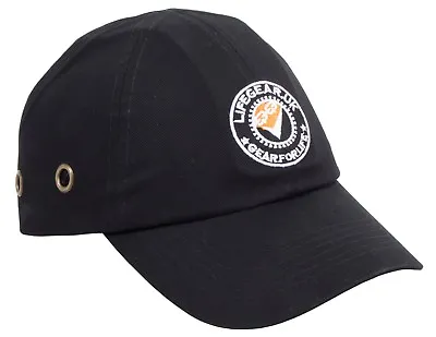 LifeGear Black Work Safety Bump Cap Baseball Helmet Protective Head Safety Hard • £4.30
