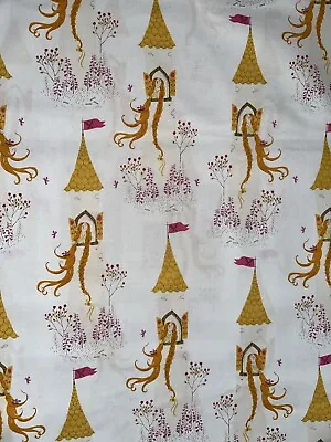 Far Far Away 2 Heather Ross Rapunzel & Tower Fairytale Fabric Design# 51197 35in • $12.50