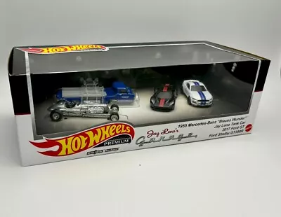 HOT WHEELS Jay Leno’s GARAGE DIORAMA Blaues Wonder Tank Car Ford GT Shelf Wear • $20