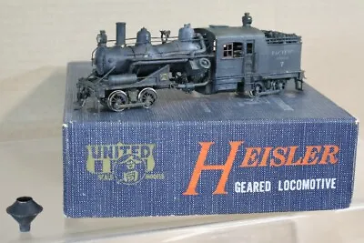 UNITED SCALE MODELS PFM PACIFIC LOGGING CO 0-4-4-0 65 TON HEISLER LOCOMOTIVE Oi • $911.50