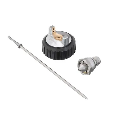 INTERTOOL Needle Nozzle Air Cap Set 0.8 1.0 1.2mm Mini Black M-Diamond • $23.99