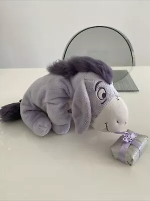 Disney - Winnie The Pooh And Friends - Eeyore Soft Toy Presents 🎁 Lilac Cute 🥰 • £4.99