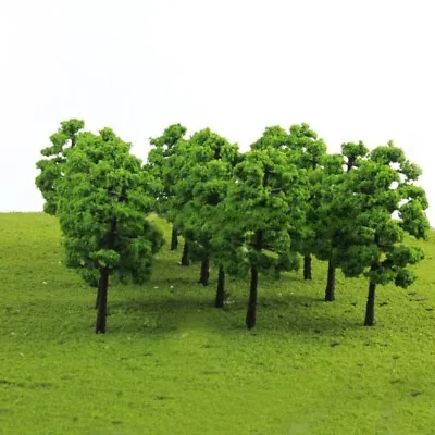 20x 7cm Model Trees For Train Railroad Diorama Wargame Park Landscape Scenery • $9.53