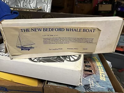 Vintage The Laughing Whale New Bedford Whaleboat Model Kit Original Box Opened • $6