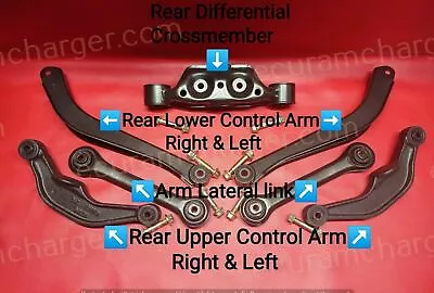 $331.45 • Buy 04-06 Subaru BAJA Rear Right & Left Upper Lower Control Arm Lateral Link + Bolts