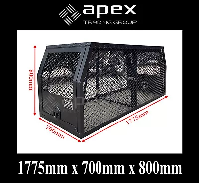$1450 • Buy Brand New Black Aluminium Ute Truck Dog Cage Box - Hunting 4x4 Dogcage 15004cpbl