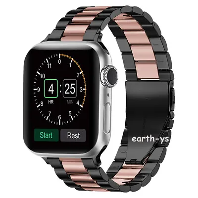 $18.99 • Buy Stainless Steel Watch Band Metal Strap For Apple IWatch Series 8 7 SE 6 5 4 3 21