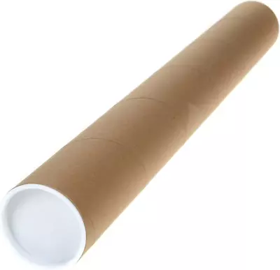 20 - 2  X 36  Cardboard Mailing Shipping Tubes W/ End Caps • $76.99