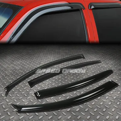 FOR 04-09 MAZDA 3 I/S BK SMOKE TINT WINDOW VISOR SHADE/SUN WIND/RAIN DEFLECTOR • $26.34