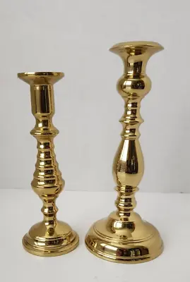 2 Virginia Metalcrafters / Harvin Brass  Candlestick Holders • $35