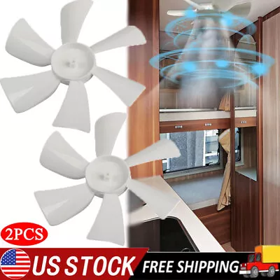 2X 6  RV Vent Motor Bath Exhaust Fan Blade Home Bathroom Mobile Home RV Motor • $14.15