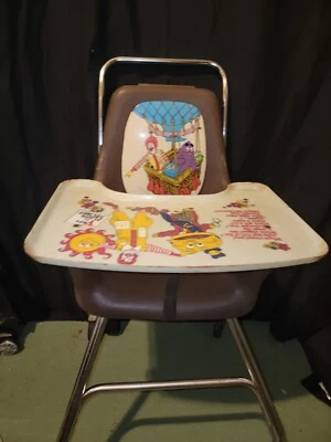 $299.99 • Buy McDonald's 80's VTG Rolling High Chair Piece Restaurant Mayor McCheese (RARE)