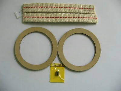 Replacement Miners Lamp Parts-gaskets-(58mm)+flat Wicks & Flints Colliery -b- • £4.99