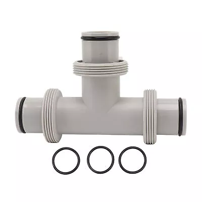 £10.25 • Buy Pool Hose Adapter Split Swimming Pool Hose Plunger Valve 2 In 1 T Shape
