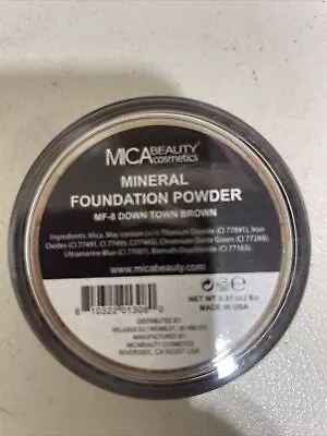 MicaBeauty Makeup Mineral Foundation Powder #MF-8 Down Town Brown • $16