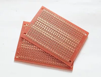 2pcs 5x7cm Stripboard Prototype Circuit Board  2-3er Hole Breadboard Vero Pcb • $8.99