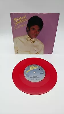 Michael Jackson 45 Record Rock With You Rare Red Copy! • $15.99