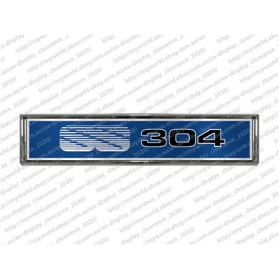 #2163 Badge To Suit Holden Vk Ss 304 Group A Commodore Chrome Car Emblem • $37