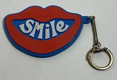 Vintage Red/blue Smile Keychain  • $4.71