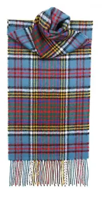 Anderson Tartan Long Scarf Made In Scotland By Lochcarron 100% Lambswool  • £27.99