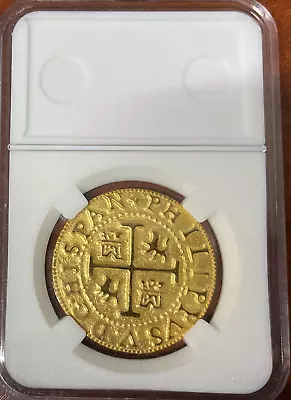 Pirate Gold Coin Shipwreck Treasure Jewelry Necklace Mexico Royal Escudos Cob • $275