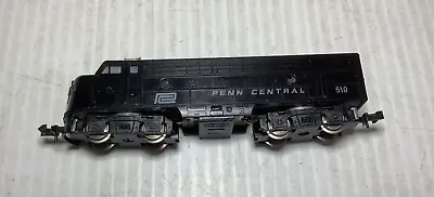 Trix N Scale F7 Penn Central Diesel Locomotive #510 Tested  Runs  • $34.50