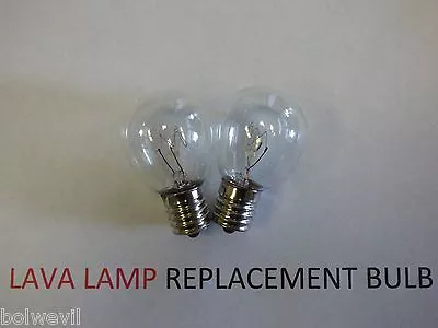 2 X 25w LAVA LAMP LIGHT BULB S Type E17 BASE 25 Watt S11 25s11 25s11N S11N25  • $8.99