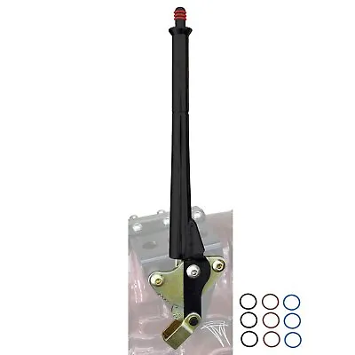 Black Transmission Mount Emergency Hand Brake Kit  16 Inch Arm 7.3 Flathead • $166.95