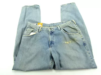 Lee Dungarees Jeans Men Size 36x32 Boot Cut Low Rise Distressed Look Denim • $17.99