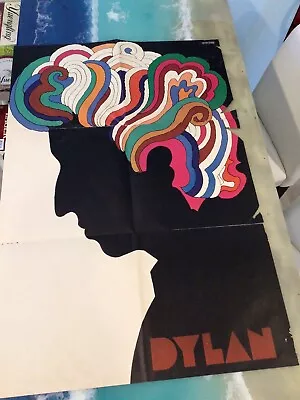 Bob Dylan’s Greatest Hits Album With Milton Glaser Poster 33” High X 22” Wide • $71.20