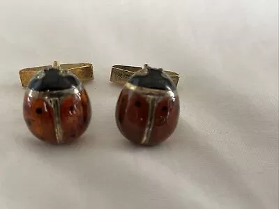 Lady Bug Sterling Metropolitan Museum Of Art MMA Cufflinks • $34.95