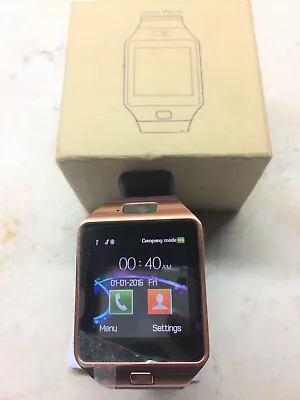 *DZ09_GSM Smart Watch Phone_with_Camera_BlueTooth_Brown_New* • $39.99