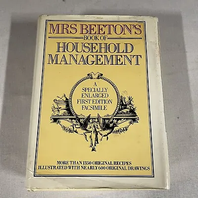 Mrs Beeton's Book Of Household Management Facsimile Enlarged 1st Edition 1989 • £12.99