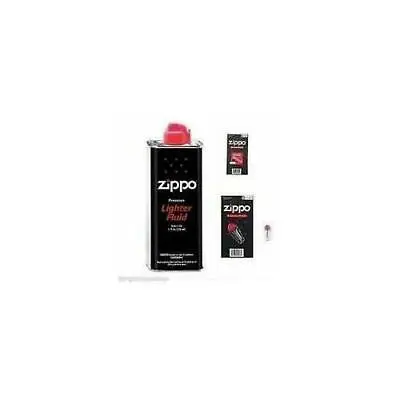 Zippo Petrol Fuel Lighter Fluid Or 6 Flints Or 1 Wick - Genuine Products Options • £3.13