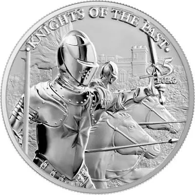 2021 Germania Knights Of The Past Malta 1 Oz Silver BU • $99