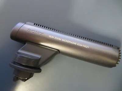 SONY ECM-HGZ1 Gun Zoom Microphone Attachment For Camcorder Video Camera Recorder • $39.95